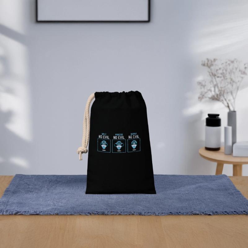 Wise Robots Computer Programmer Engineer Software Verschließbarer Geschenkbeutel aus Baumwolle (14x20cm)