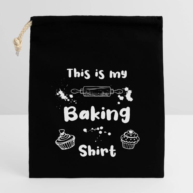 Baking Kitchen Roller Cupcake Baking Closable cotton gift bag (14x20cm)