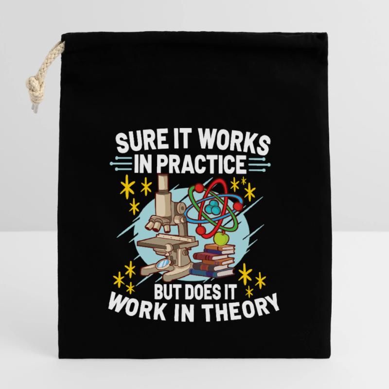 Physics Science Physicist Physics Teacher Gift Verschließbarer Geschenkbeutel aus Baumwolle (14x20cm)