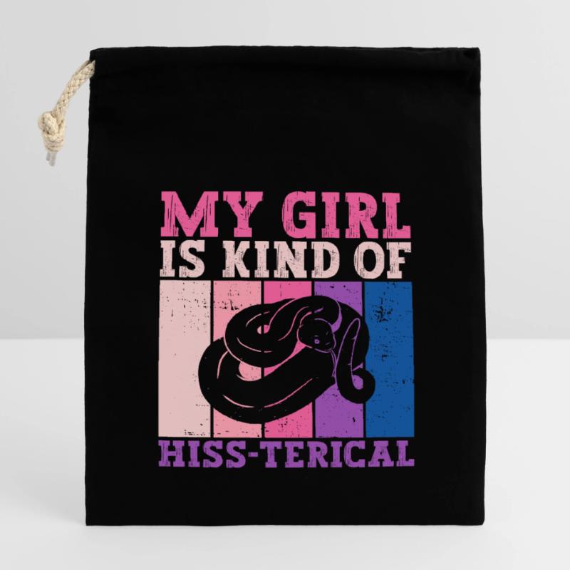 Königspython Schlange Banana Ball Python Closable cotton gift bag (14x20cm)