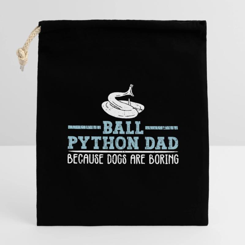 Königspython Papa Königspython Banana Ball Python Closable cotton gift bag (14x20cm)