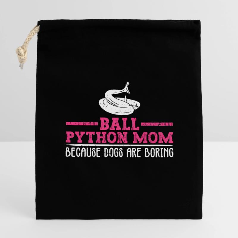 Königspython Mutter Königspython Banana Ball Closable cotton gift bag (14x20cm)