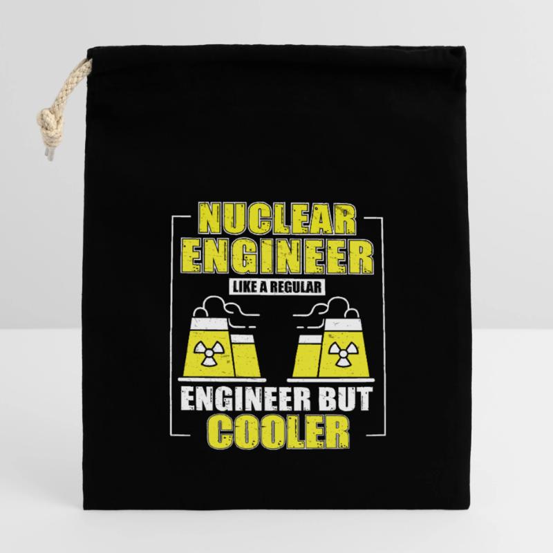 Nuclear Engineer Like a Normal Engineer Closable cotton gift bag (14x20cm)