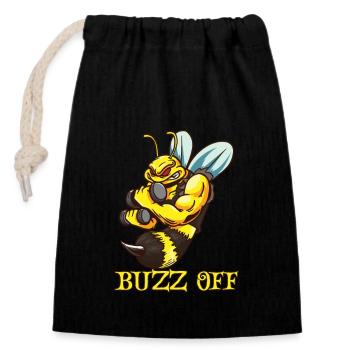 Honigbienen-imkerei Imker Honigbienen-bienenhaus - Verschließbarer Geschenkbeutel aus Baumwolle (14x20cm) - Schwarz - Vorne