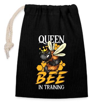 Honigbienen-imkerei Imker Honigbienen-bienenhaus - Verschließbarer Geschenkbeutel aus Baumwolle (14x20cm) - Schwarz - Vorne