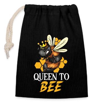Honigbienen-imkerei Imker Honigbienen-bienenhaus - Verschließbarer Geschenkbeutel aus Baumwolle (14x20cm) - Schwarz - Vorne