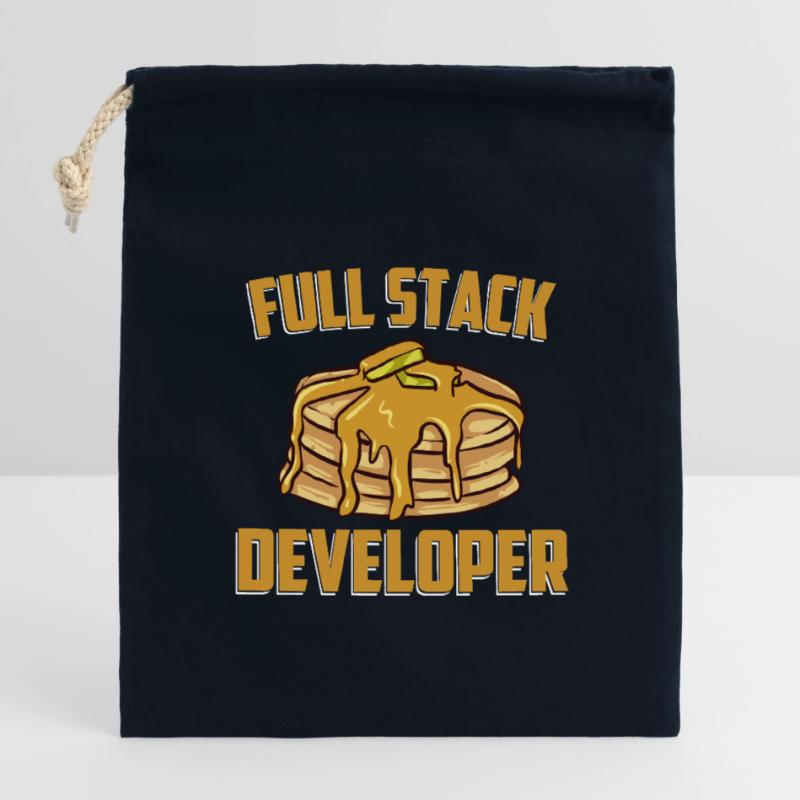 Full Stack Developer - Computer Coding Programmer Closable cotton gift bag (14x20cm)