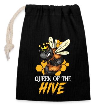 Honigbienen-imkerei Imker Honigbienen-bienenhaus - Verschließbarer Geschenkbeutel aus Baumwolle (14x20cm) - Schwarz - Vorne