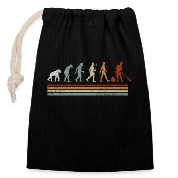 Vacuumlogist Vacuum Cleaner - Closable cotton gift bag (14x20cm) - black - Front