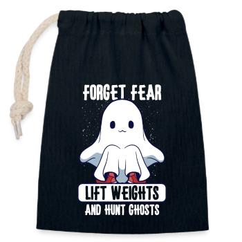 Bodybuilding Powerlifting Weightlifting Fitness - Closable cotton gift bag (14x20cm) - navy - Front