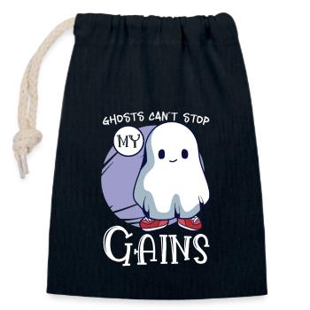 Bodybuilding Powerlifting Weightlifting Fitness - Closable cotton gift bag (14x20cm) - navy - Front