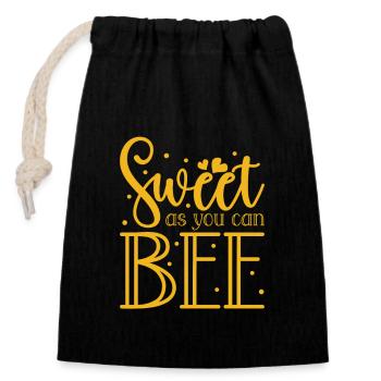 Honigbienen-imkerei Imker Honigbienen-bienenhaus - Verschließbarer Geschenkbeutel aus Baumwolle (14x20cm) - Schwarz - Vorne