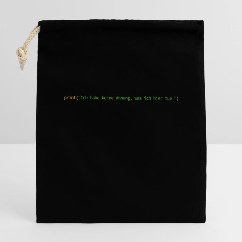 Programmierer Informatiker Nerd Softwareingenieur Verschließbarer Geschenkbeutel aus Baumwolle (14x20cm)