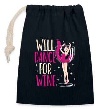 Ballet Ballerina Dance Dancer Dancing Ballet Gift - Verschließbarer Geschenkbeutel aus Baumwolle (14x20cm) - Navy - Vorne