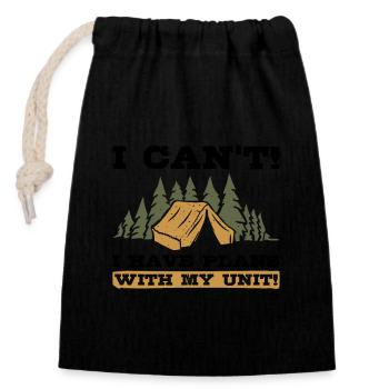 Cub Scouting Design Für Einen Pfadfinderführer - Sac cadeau en coton avec cordon (14 x 20 cm) - noir - Devant
