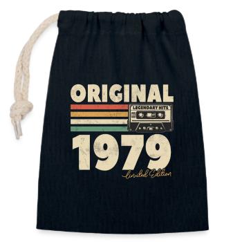 Legendary hits 1979 - Closable cotton gift bag (14x20cm) - navy - Front