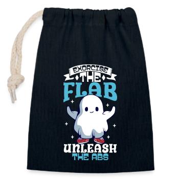 Bodybuilding Powerlifting Weightlifting Fitness - Closable cotton gift bag (14x20cm) - navy - Front