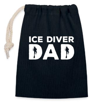Drôle Loon Daddy Fête des pères - Sac cadeau en coton avec cordon (14 x 20 cm) - bleu marine - Devant