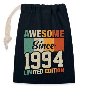 Legendary 1994 - Retro Birthday - Closable cotton gift bag (14x20cm) - navy - Front