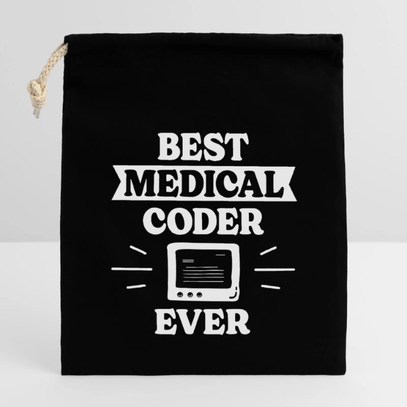Medical Coder Coding Specialist Closable cotton gift bag (14x20cm)