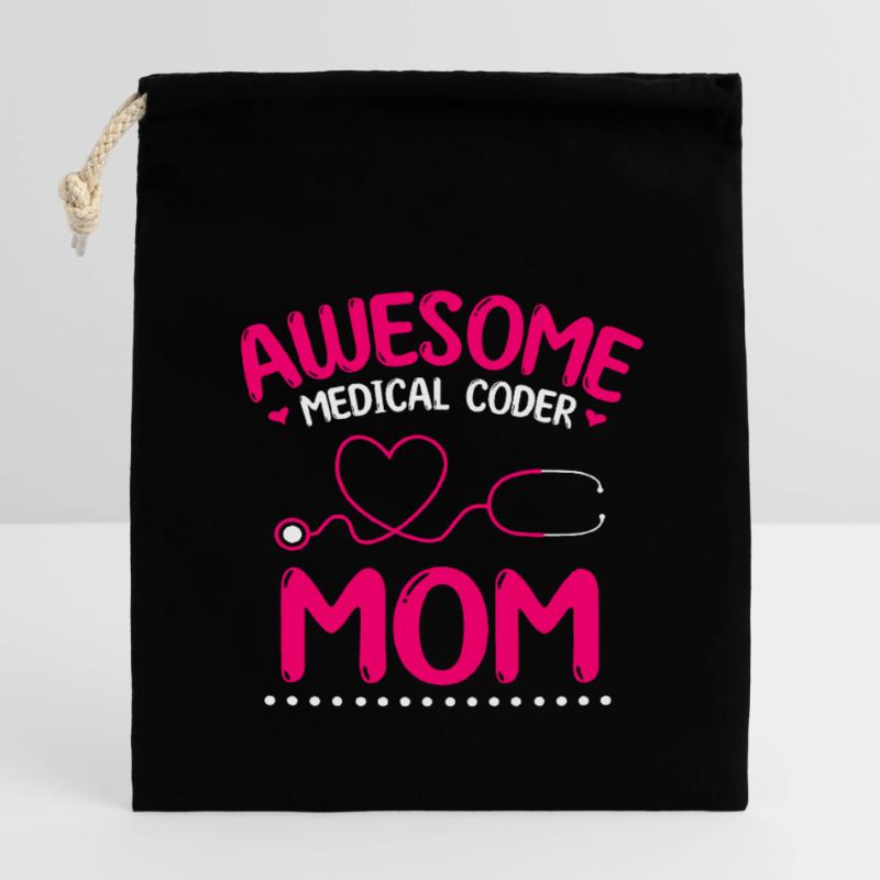 Medical Coder Coding Specialist Closable cotton gift bag (14x20cm)
