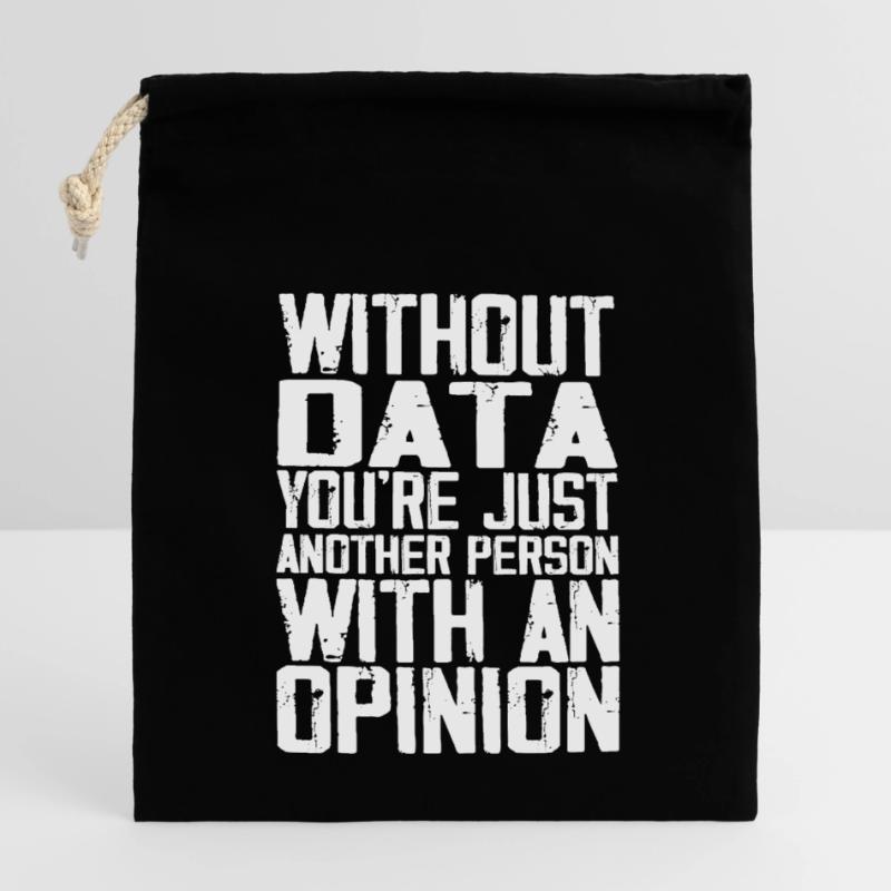 Datenflüsterer Job Data Scientist Data Science Verschließbarer Geschenkbeutel aus Baumwolle (14x20cm)
