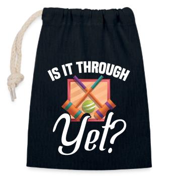 Croquet Mallet Croquet Club Croquet Player Croquet - Closable cotton gift bag (14x20cm) - navy - Front