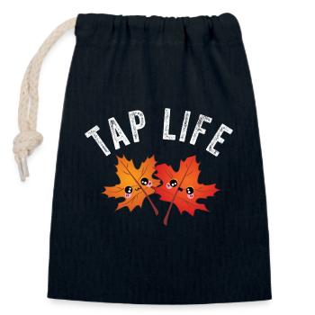 Ahornzapfer Sirup Männer Frauen Herbst - Verschließbarer Geschenkbeutel aus Baumwolle (14x20cm) - Navy - Vorne