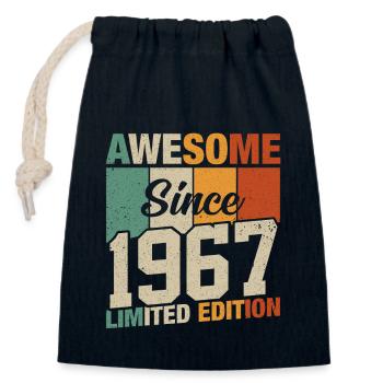 Born Legends 1967 - Closable cotton gift bag (14x20cm) - navy - Front