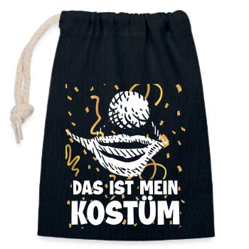 Mein Kostüm Clown - Verschließbarer Geschenkbeutel aus Baumwolle (14x20cm) - Navy - Vorne