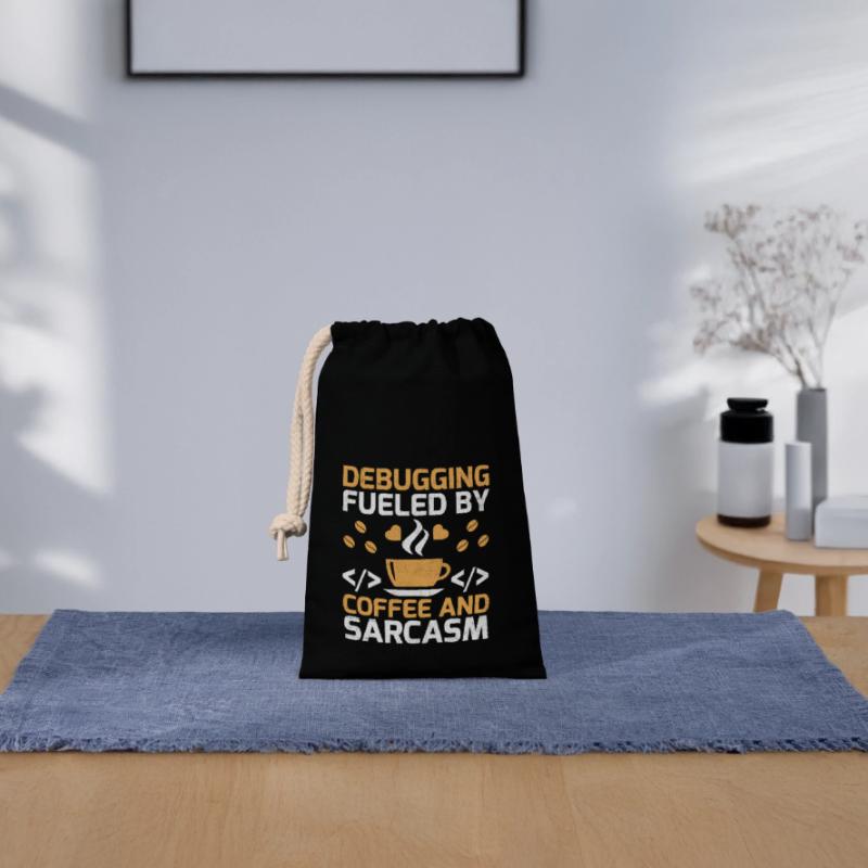 Kaffee-Codierung Programmierer Programmierer Entwickler Nerd Coff Verschließbarer Geschenkbeutel aus Baumwolle (14x20cm)