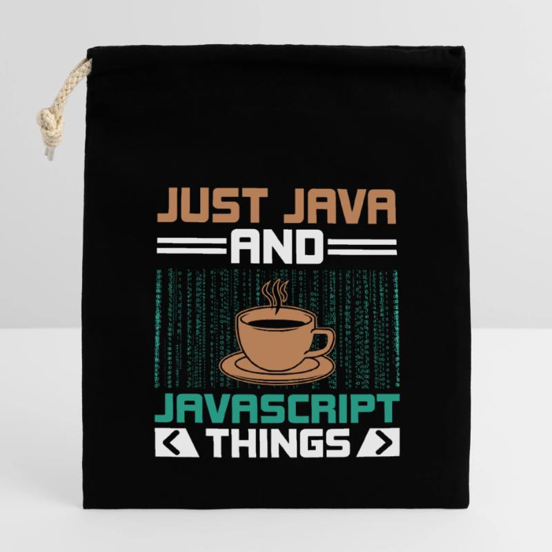 Kaffee-Codierung Programmierer Programmierer Entwickler Nerd Coff Verschließbarer Geschenkbeutel aus Baumwolle (14x20cm)