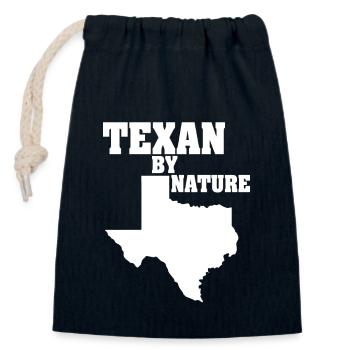 Wildflower Fields Wildflowers Bluebonnet - Closable cotton gift bag (14x20cm) - navy - Front