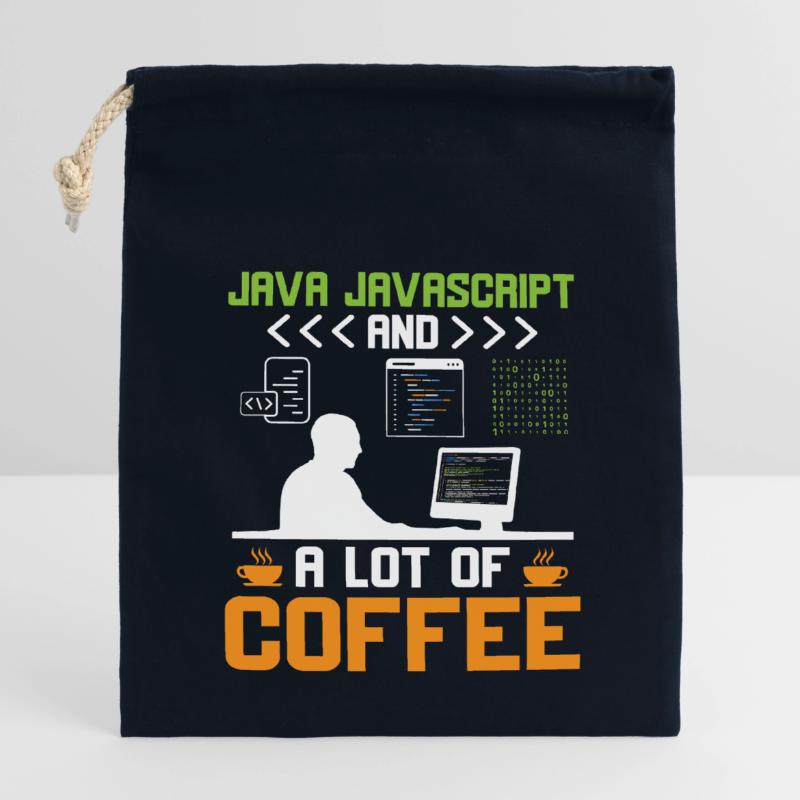 Kaffee-Codierung Programmierer Programmierer Entwickler Nerd Coff Verschließbarer Geschenkbeutel aus Baumwolle (14x20cm)