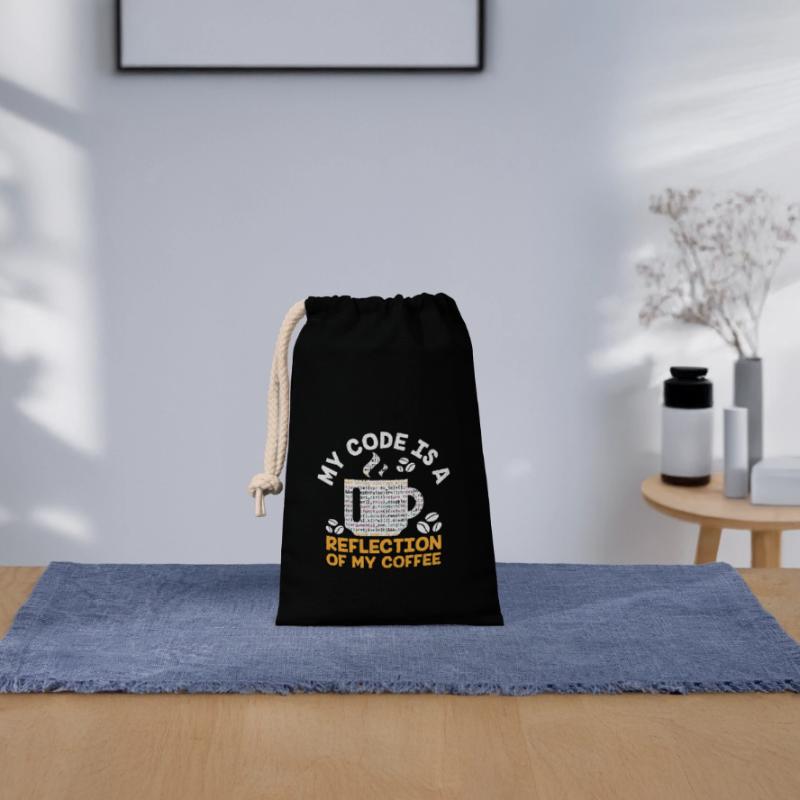 Kaffee-Codierung Programmierer Programmierer Entwickler Nerd Coff Verschließbarer Geschenkbeutel aus Baumwolle (14x20cm)
