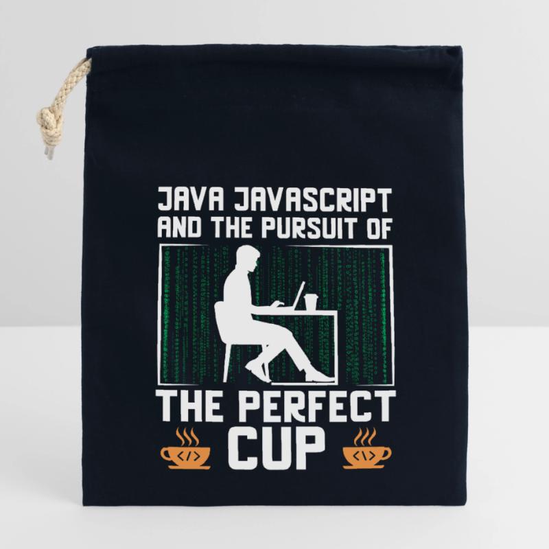 Kaffee-Codierung Programmierer Programmierer Entwickler Nerd Coff Verschließbarer Geschenkbeutel aus Baumwolle (14x20cm)