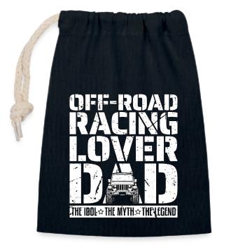 Off-Road Racing Lover Dad The Idol Off-Road Racer - Verschließbarer Geschenkbeutel aus Baumwolle (14x20cm) - Navy - Vorne