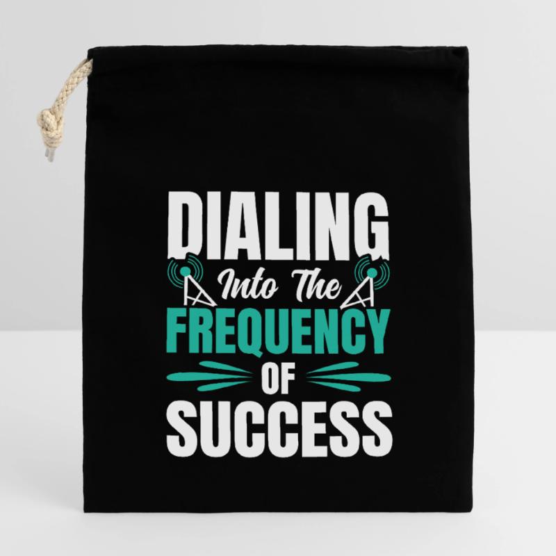 Radio Moderator Frequenz Programmsprecher Verschließbarer Geschenkbeutel aus Baumwolle (14x20cm)