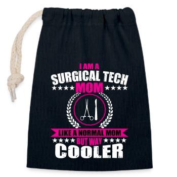 Chi Surgical Technical Assistant Programs - Closable cotton gift bag (14x20cm) - navy - Front