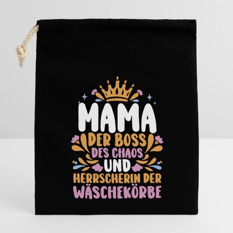 Mutter Muttertag Mama Verschließbarer Geschenkbeutel aus Baumwolle (14x20cm)