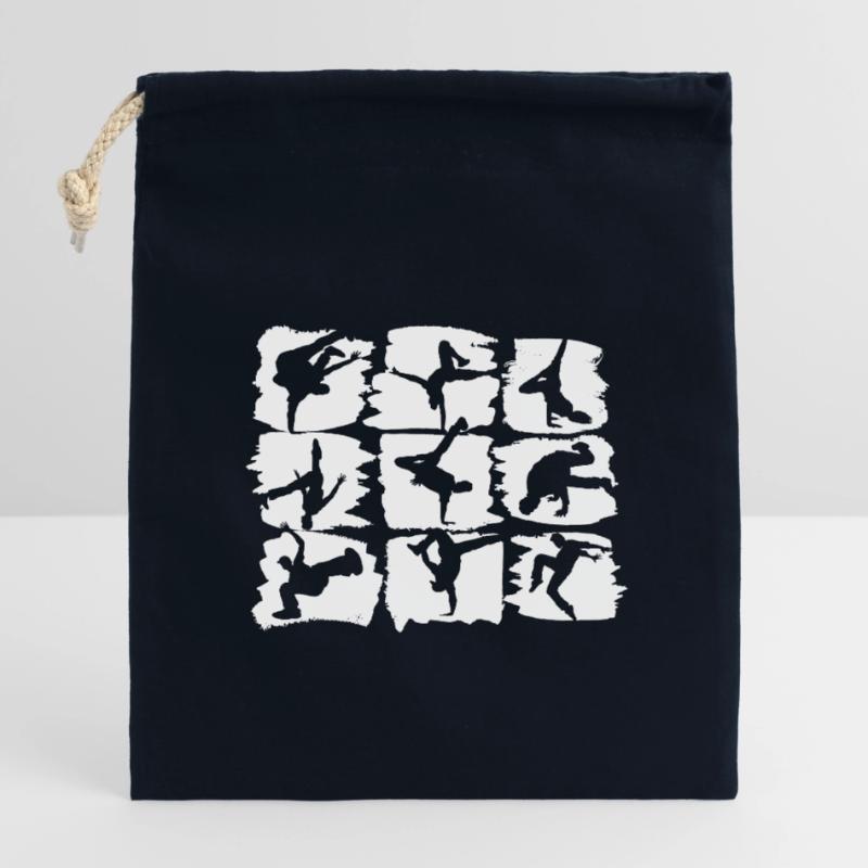 Breakdancer Breakdance - Dancer B-Boying Design Closable cotton gift bag (14x20cm)