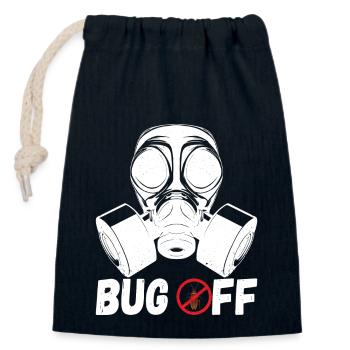 Pest Control Exterminator - Closable cotton gift bag (14x20cm) - navy - Front