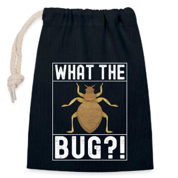 Pest Control Exterminator - Closable cotton gift bag (14x20cm) - navy - Front