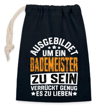 Sauveteurs Nageurs nageurs sauveteurs - Sac cadeau en coton avec cordon (14 x 20 cm) - bleu marine - Devant