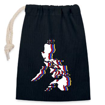 Philippinisch Philippinen - Verschließbarer Geschenkbeutel aus Baumwolle (14x20cm) - Navy - Vorne