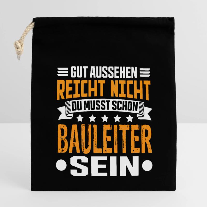 Construction Manager Construction Management Best Construction Manager Saying Closable cotton gift bag (14x20cm)