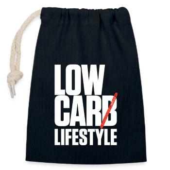Low Car Lifestyle Auto Tuning - Verschließbarer Geschenkbeutel aus Baumwolle (14x20cm) - Navy - Vorne