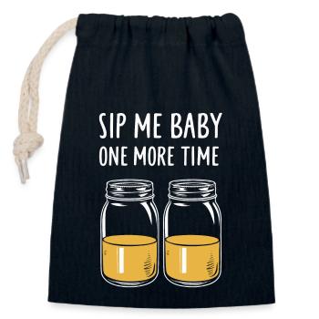 Vorteile Von Kombucha Für Brewer Maker Tea Lover - Verschließbarer Geschenkbeutel aus Baumwolle (14x20cm) - Navy - Vorne