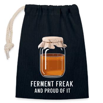 Vorteile Von Kombucha Für Brewer Maker Tea Lover - Verschließbarer Geschenkbeutel aus Baumwolle (14x20cm) - Navy - Vorne