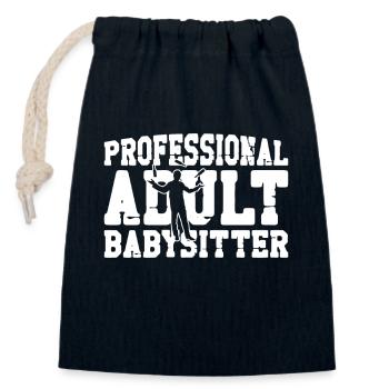 Bartender Mixologist Professional - Verschließbarer Geschenkbeutel aus Baumwolle (14x20cm) - Navy - Vorne
